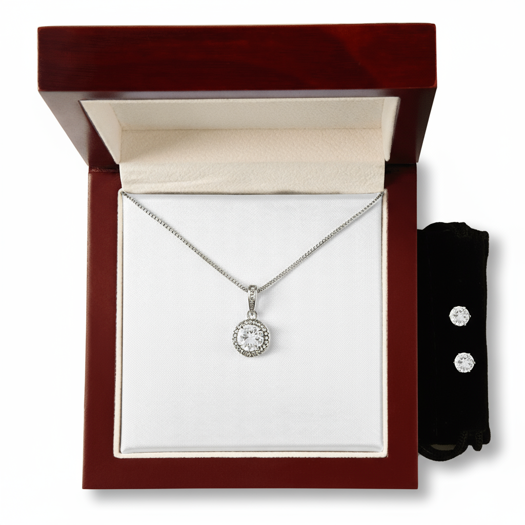 Eternal Hope Necklace And Earring Set