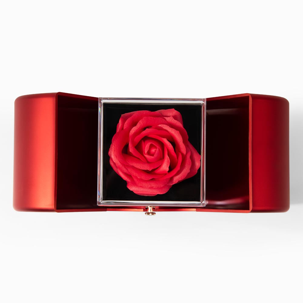 Forever Love with Red Heart Rose Box