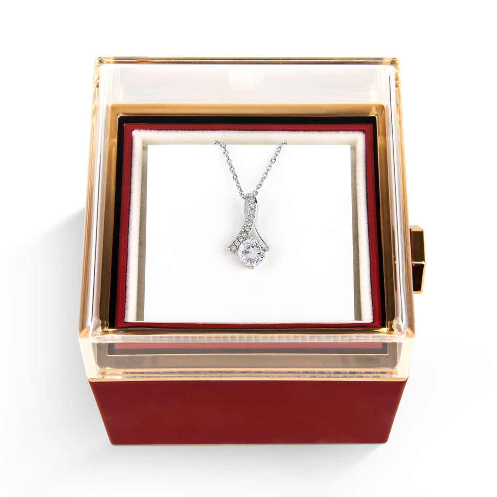 Alluring Beauty with Rotating Rose Git Box