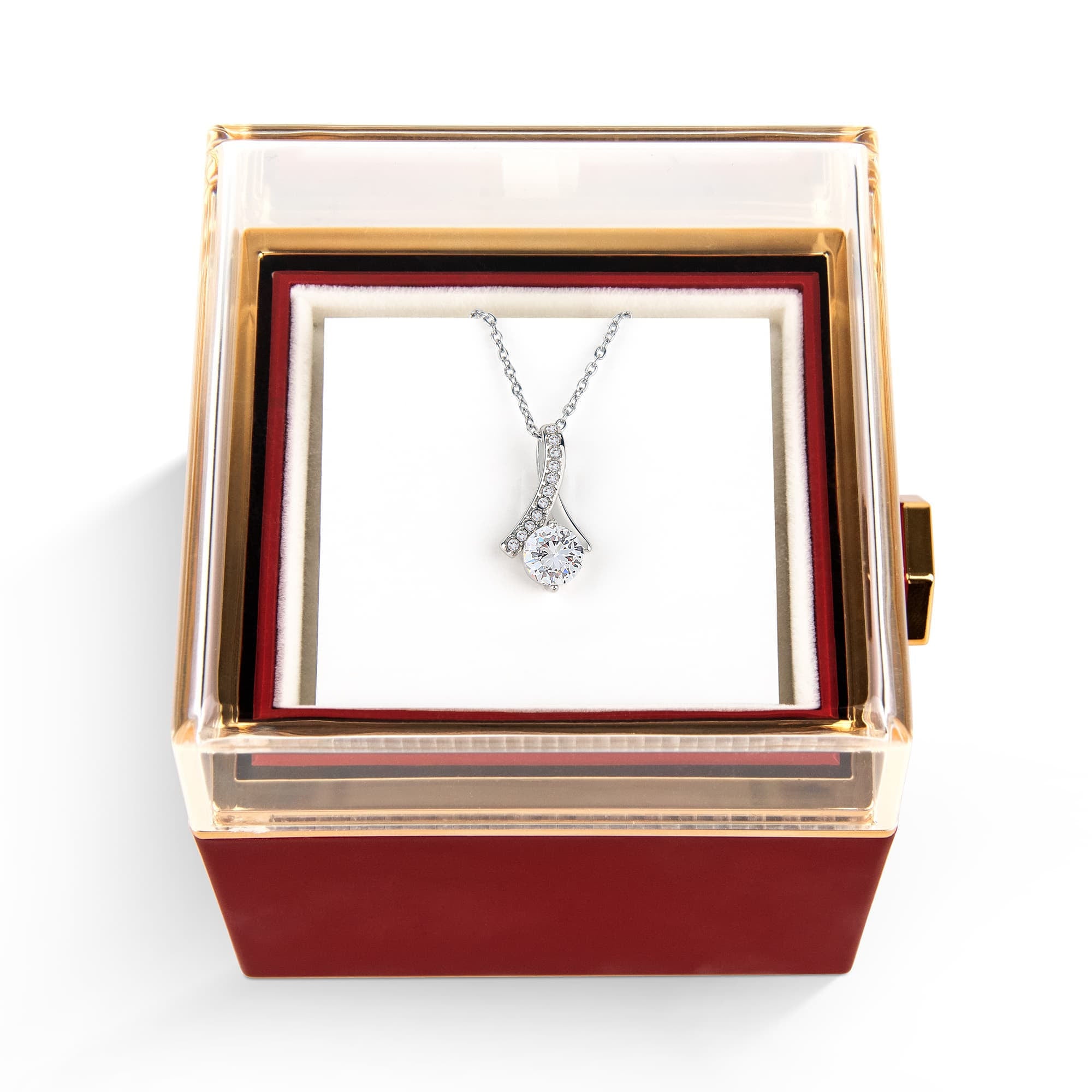 Alluring Beauty with Rotating Rose Git Box