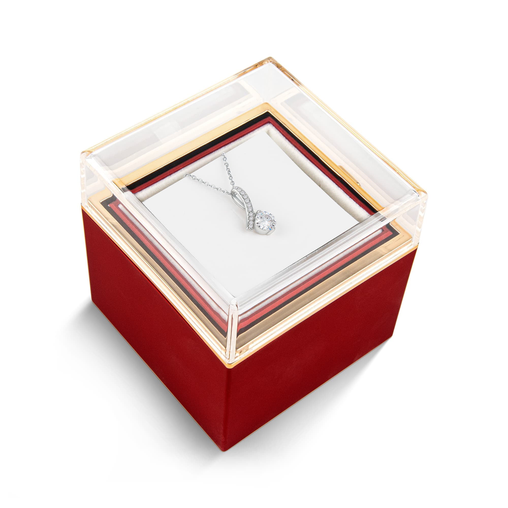 Alluring Beauty with Rotating Rose Git Box