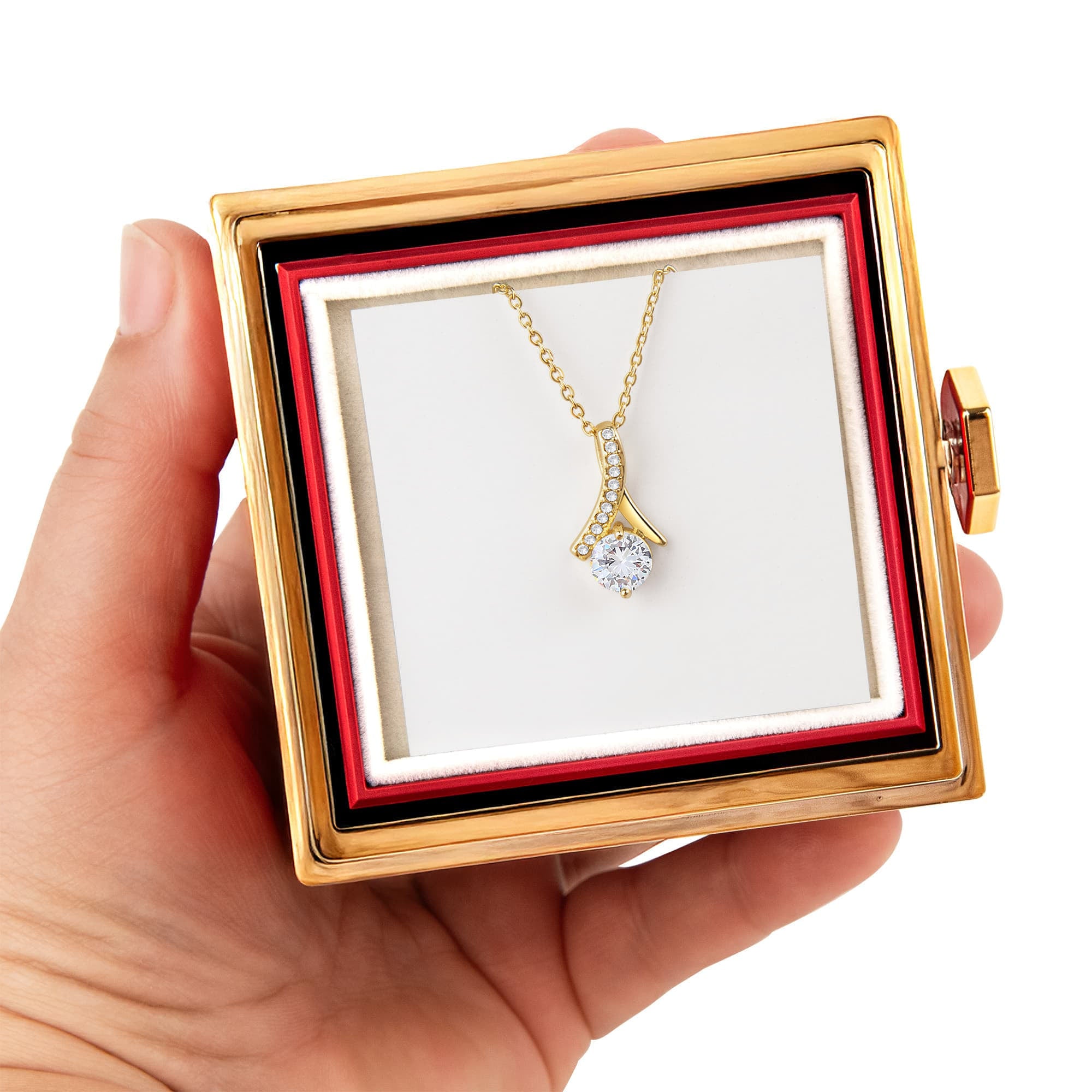 Alluring Beauty with Rotating Rose Git Box