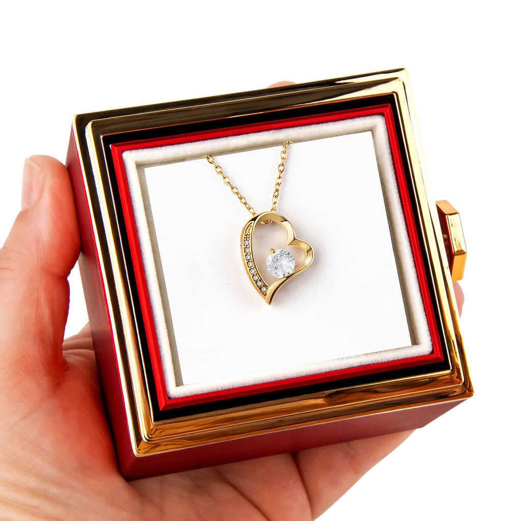 Forever Lover with Rotating Rose Gift Box